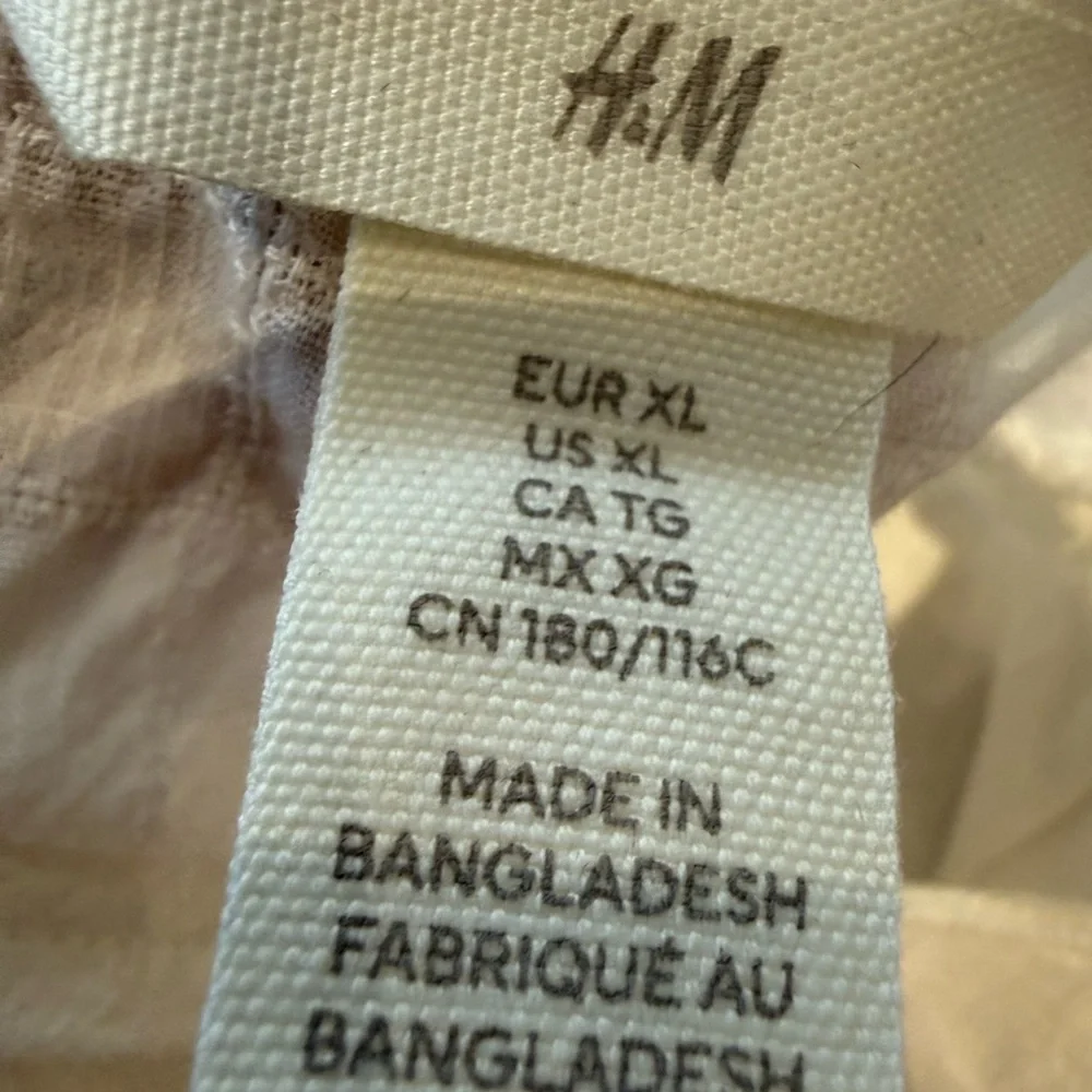 H&M Cream Textured Long Sleeve Blouse - Picture 3 of 3